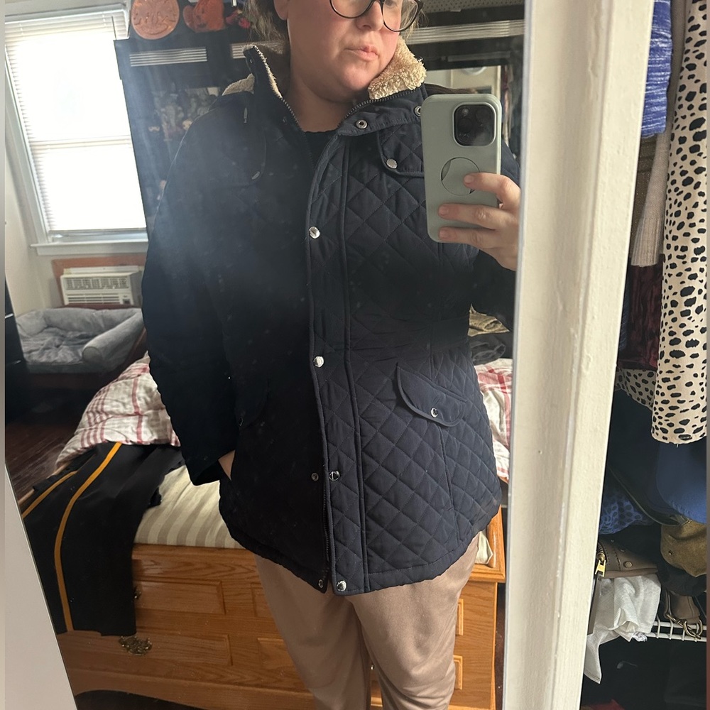 Quilted winter coat